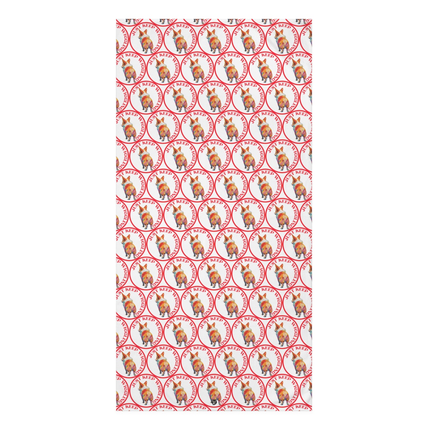 Just Keep Wiggling Mosaic - Bath Towel