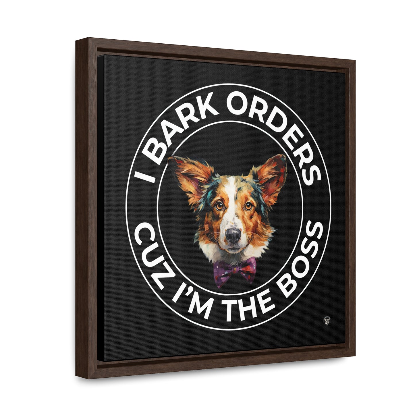 The Boss - Framed on Canvas