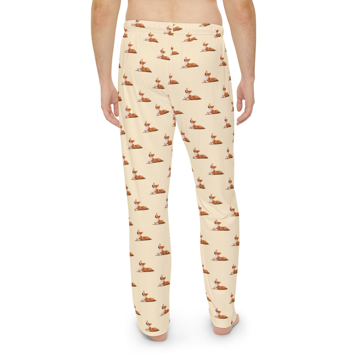 Giddy Sploot Men's Rich Creamy Champagne Lounge Pants