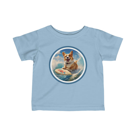Cowabunga Corgi - Infant Tee