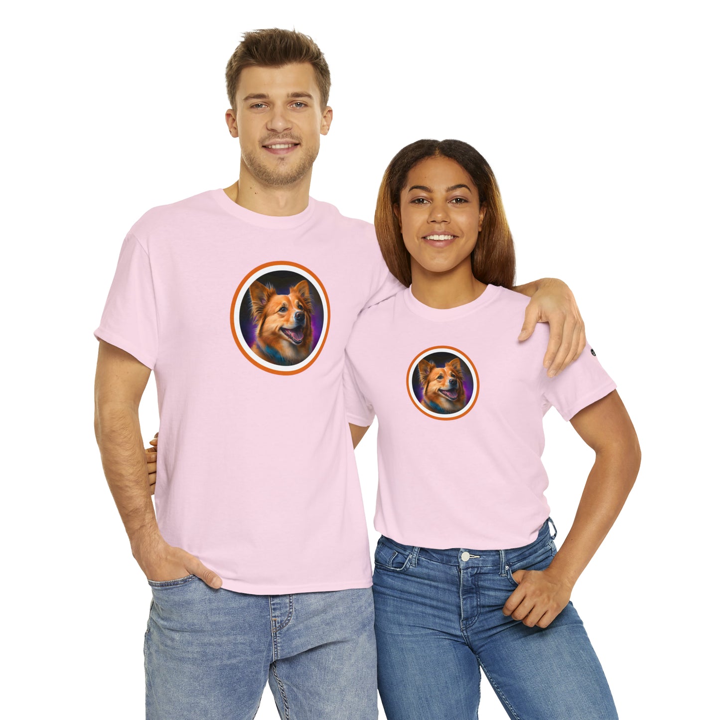 Golden Corgi - Unisex Heavy Cotton Tee
