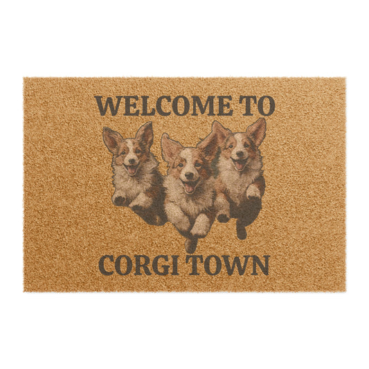 Corgi Town - Doormat