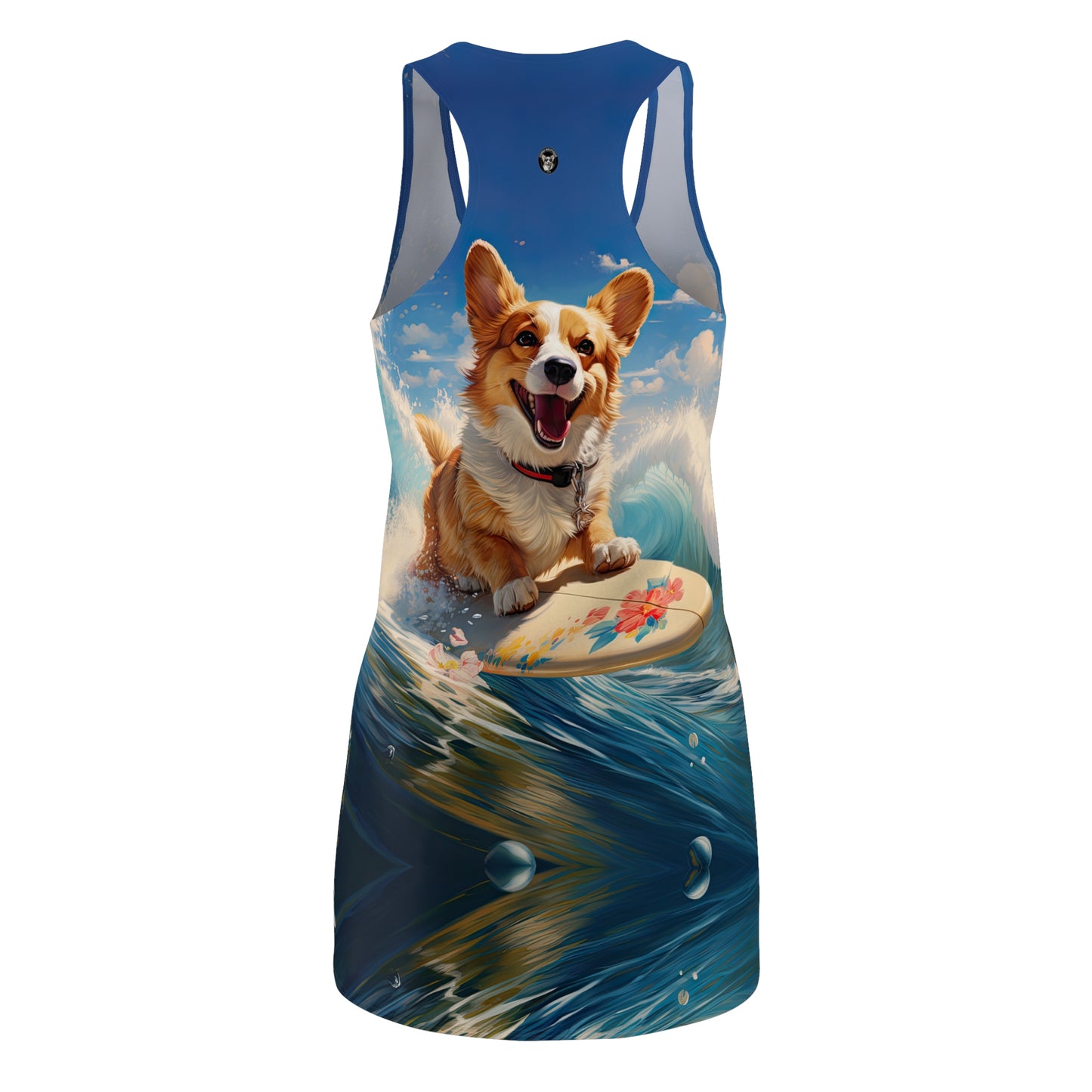 Cowabunga Corgi - Racerback Dress