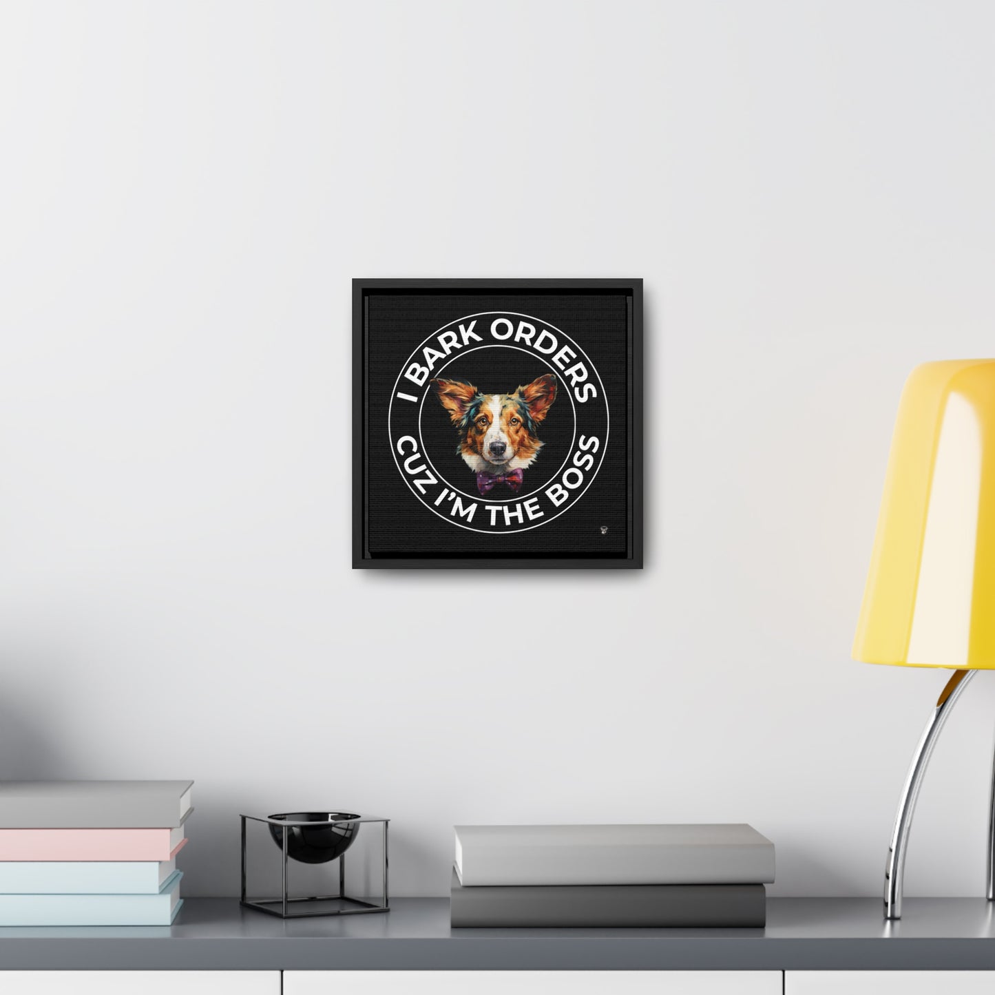 The Boss - Framed on Canvas