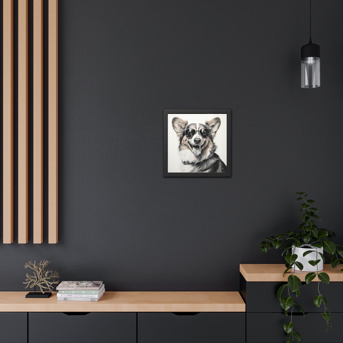 Corgi Cool - Framed Print