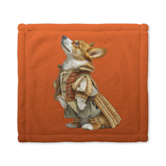 Corgi Prince Cuddle Blanket
