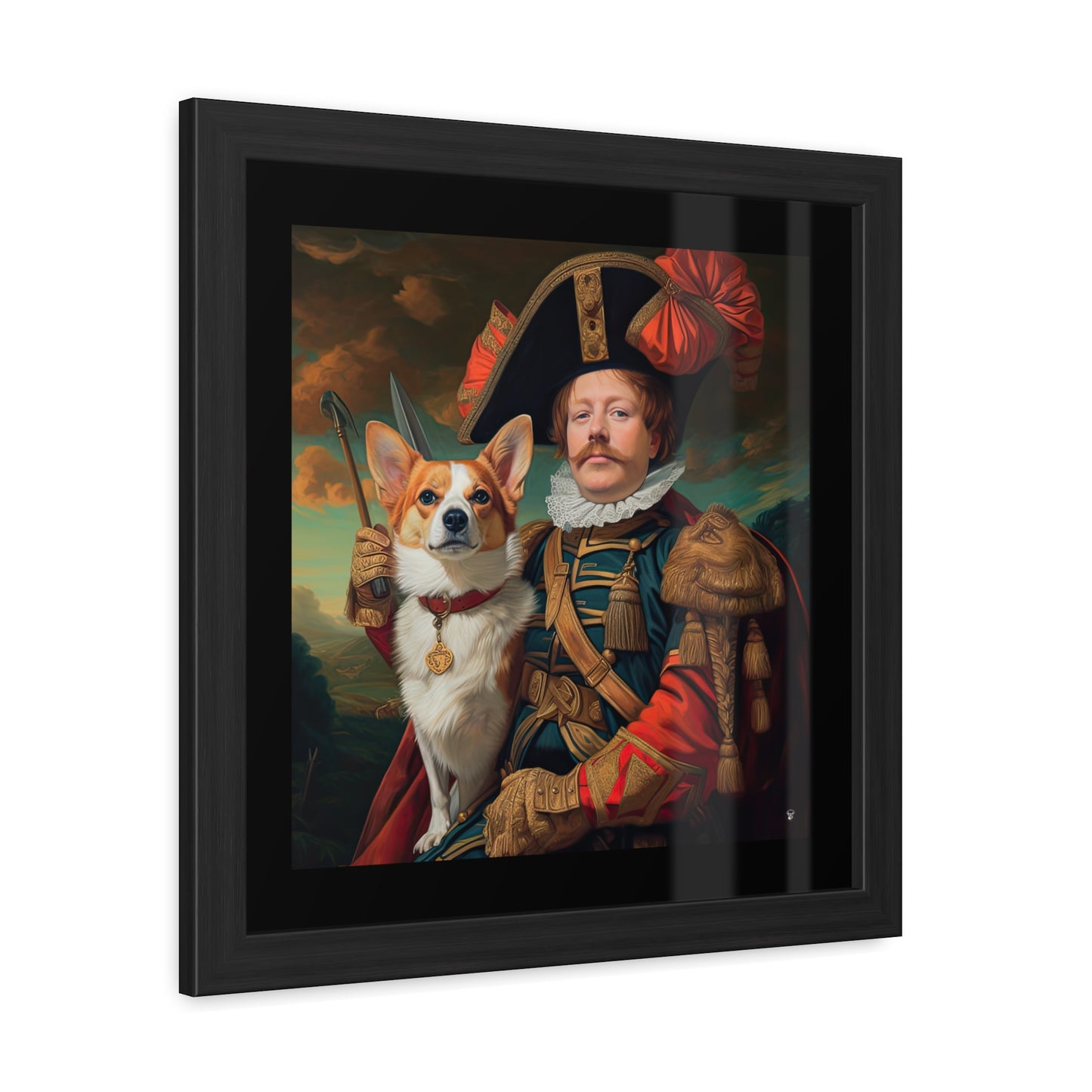 First Royal Corgi - Framed Print