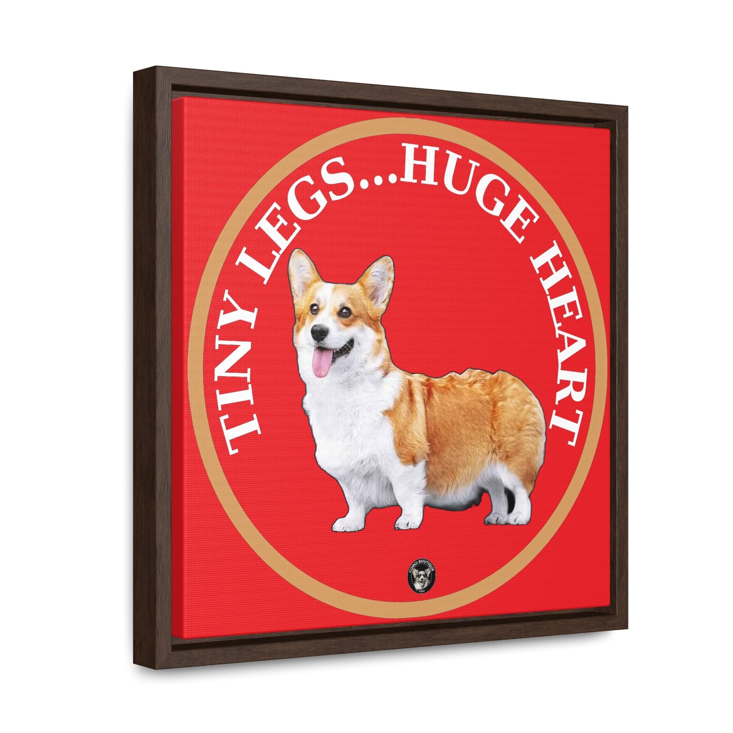 Tiny Legs...Huge Heart - Framed on Canvas