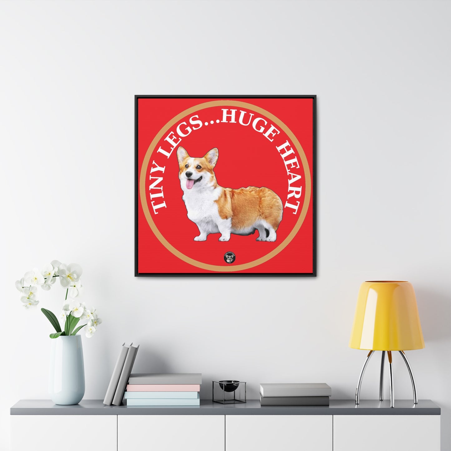 Tiny Legs...Huge Heart - Framed on Canvas