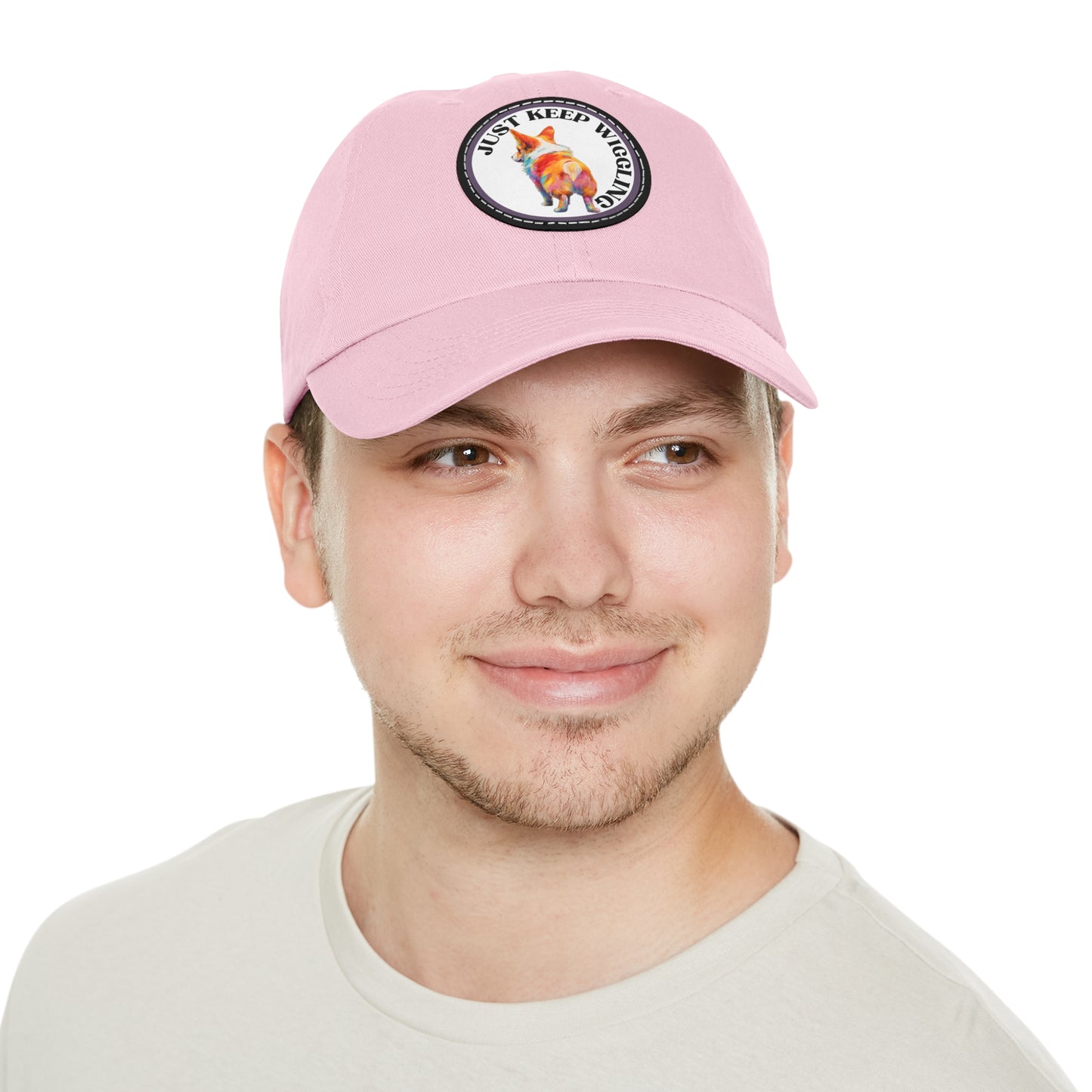 Just Keep Wiggling - Cap with Leather Patch