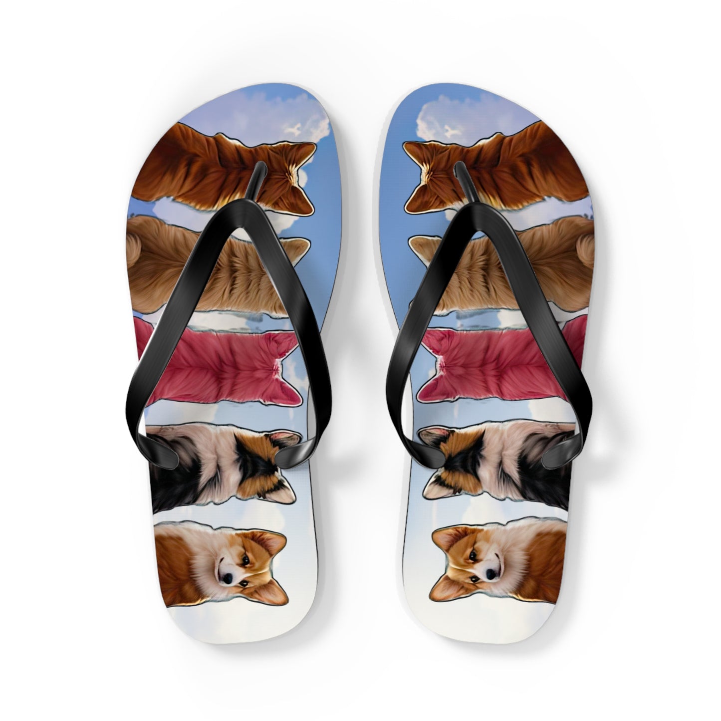 Corgi Lake Flip-Flops