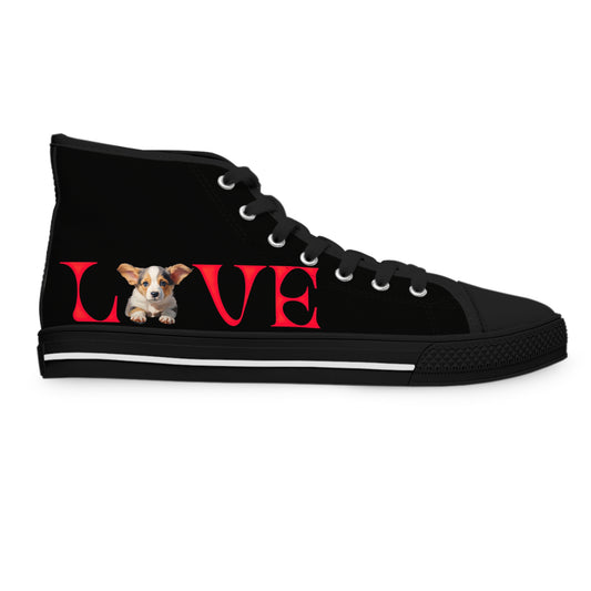 LOVE - Women's High Top Sneakers