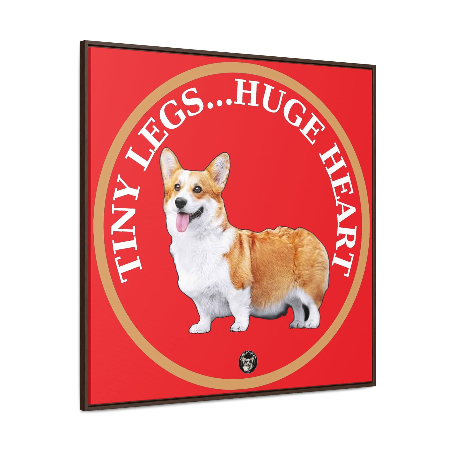 Tiny Legs...Huge Heart - Framed on Canvas