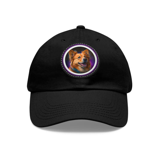 Golden Corgi - Cap with Leather Patch