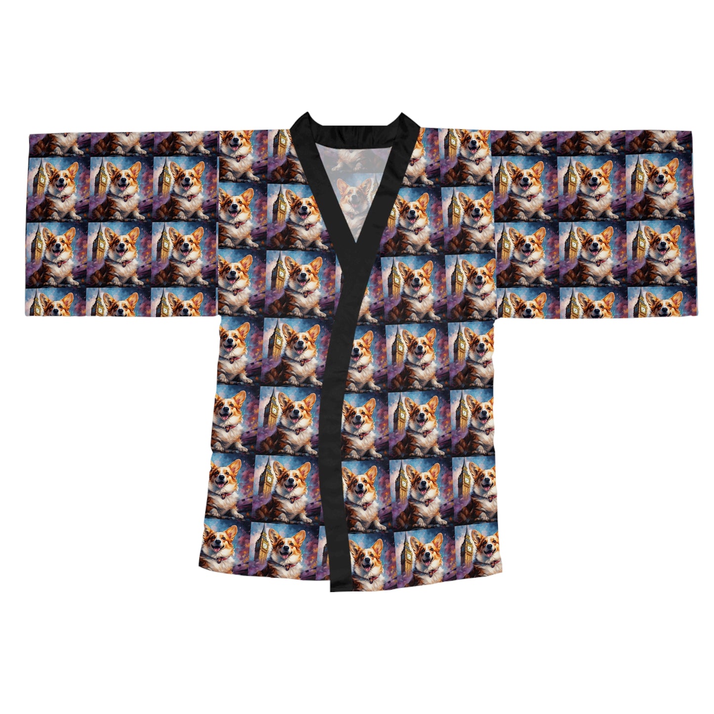 Corgi and Ben - Kimono Robe