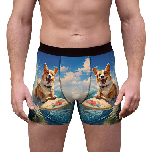Cowabunga Corgi Boxer Briefs!