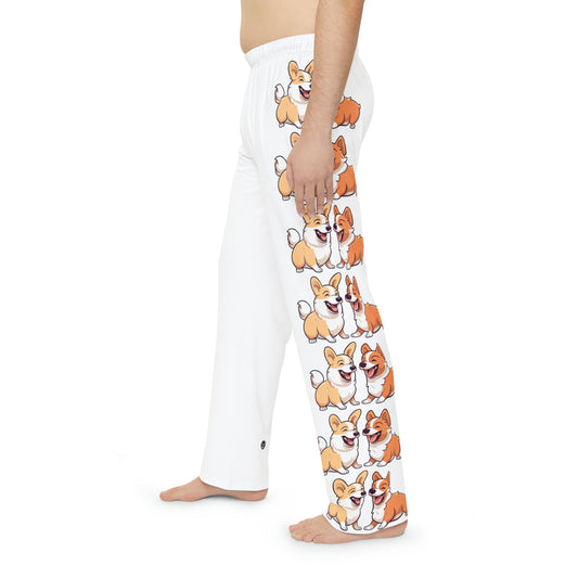 Corgi Couple - Men's Pajama Pants