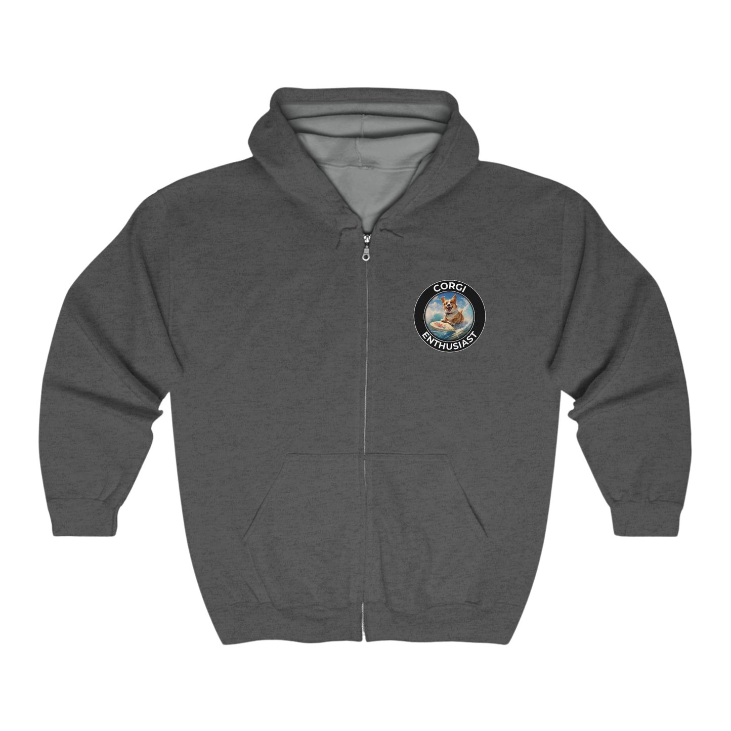 Corgi Enthusiast - Zip Hoodie