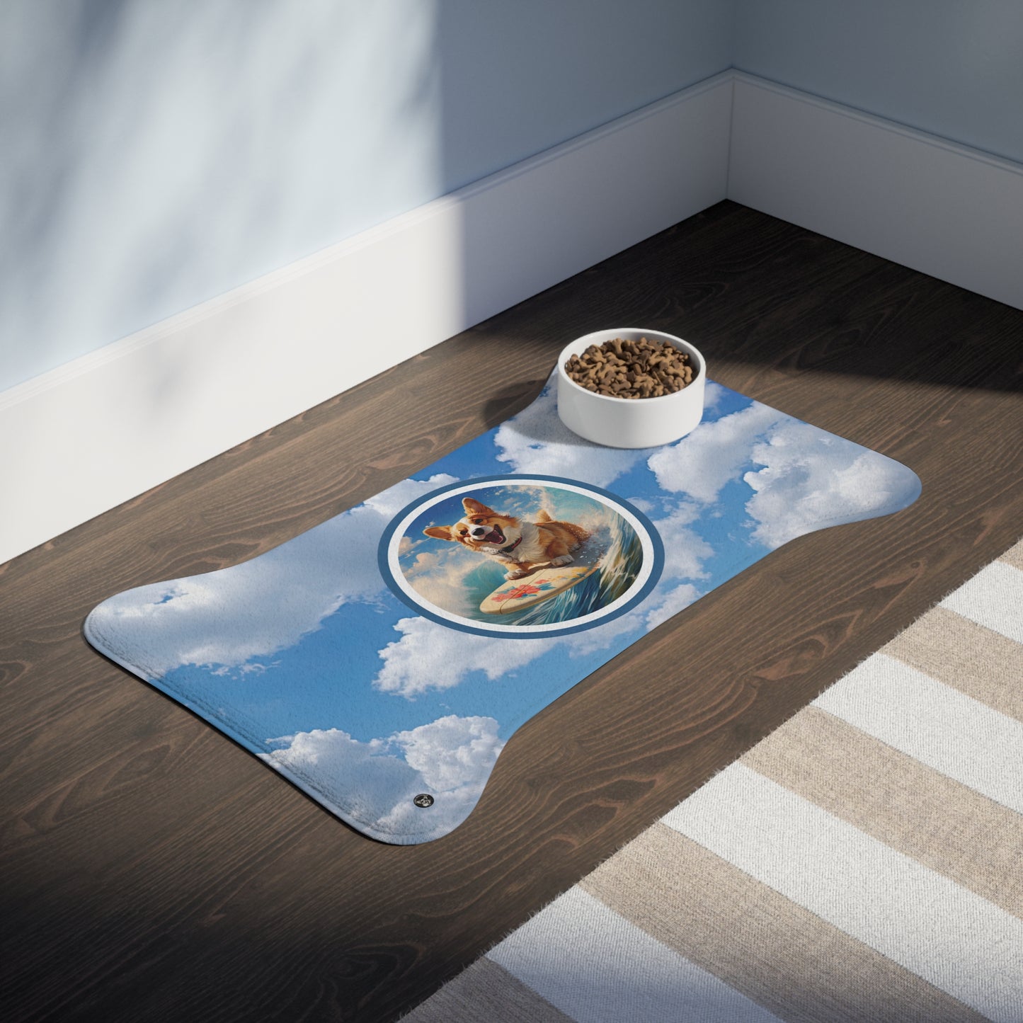 Cowabunga Corgi - Feeding Mat