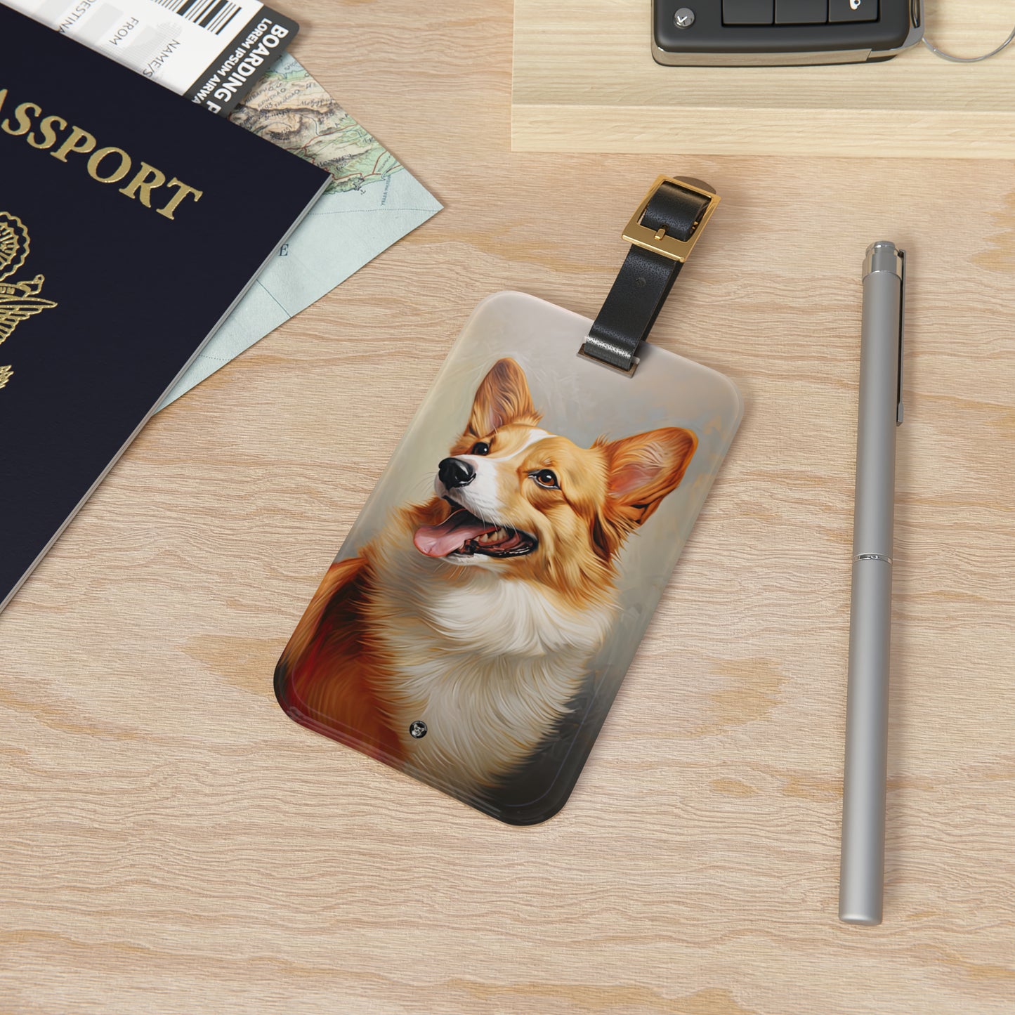 Pembroke Portrait - Luggage Tag
