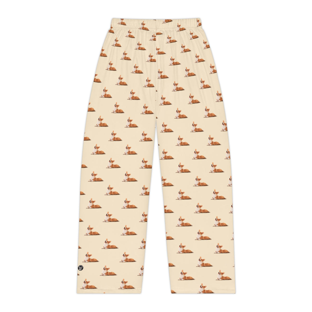 Giddy Sploot Women's Creamy Champagne Corgi Lounge Pants