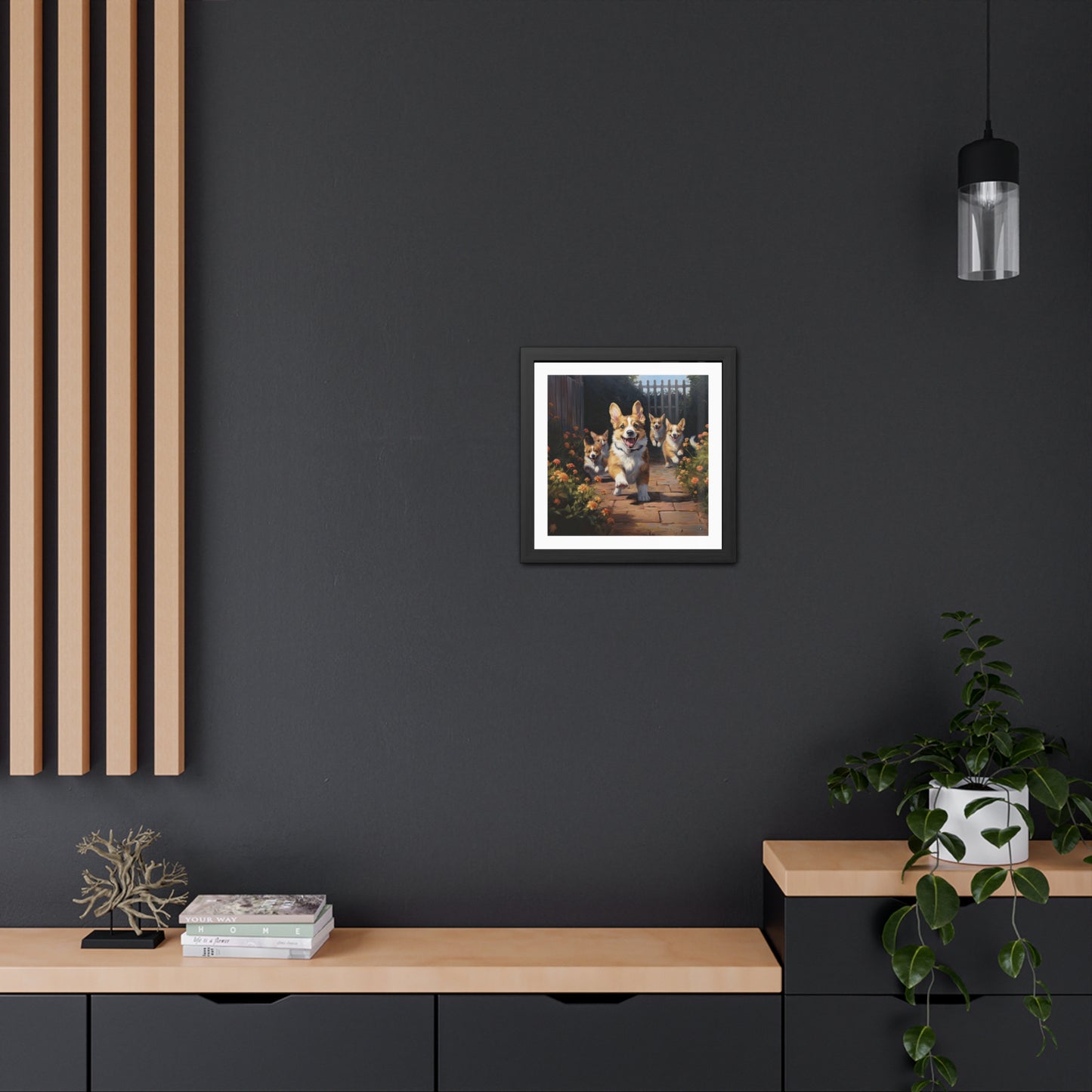 Tableau encadré « Bienvenue à la maison »