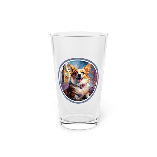 Corgi and Ben - Pint Glass
