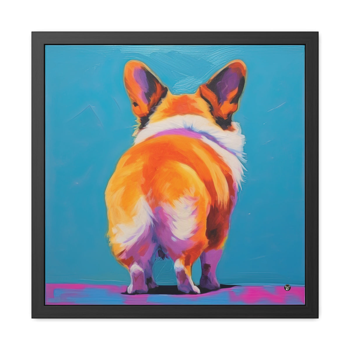 Corgi Butt  - Exclusive Framed Print