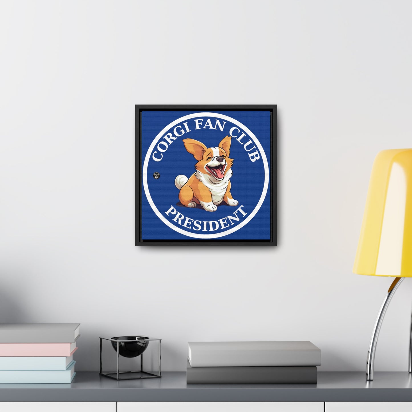 Fan Club President - Framed on Canvas