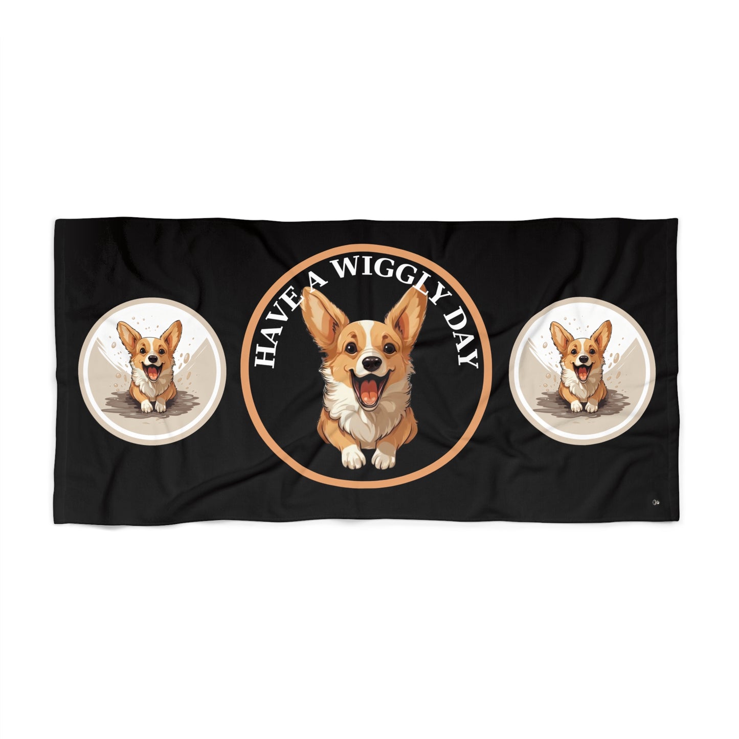 Have a Wiggly Day Beach Towel
