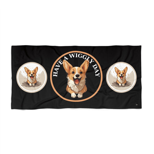 Have a Wiggly Day Beach Towel