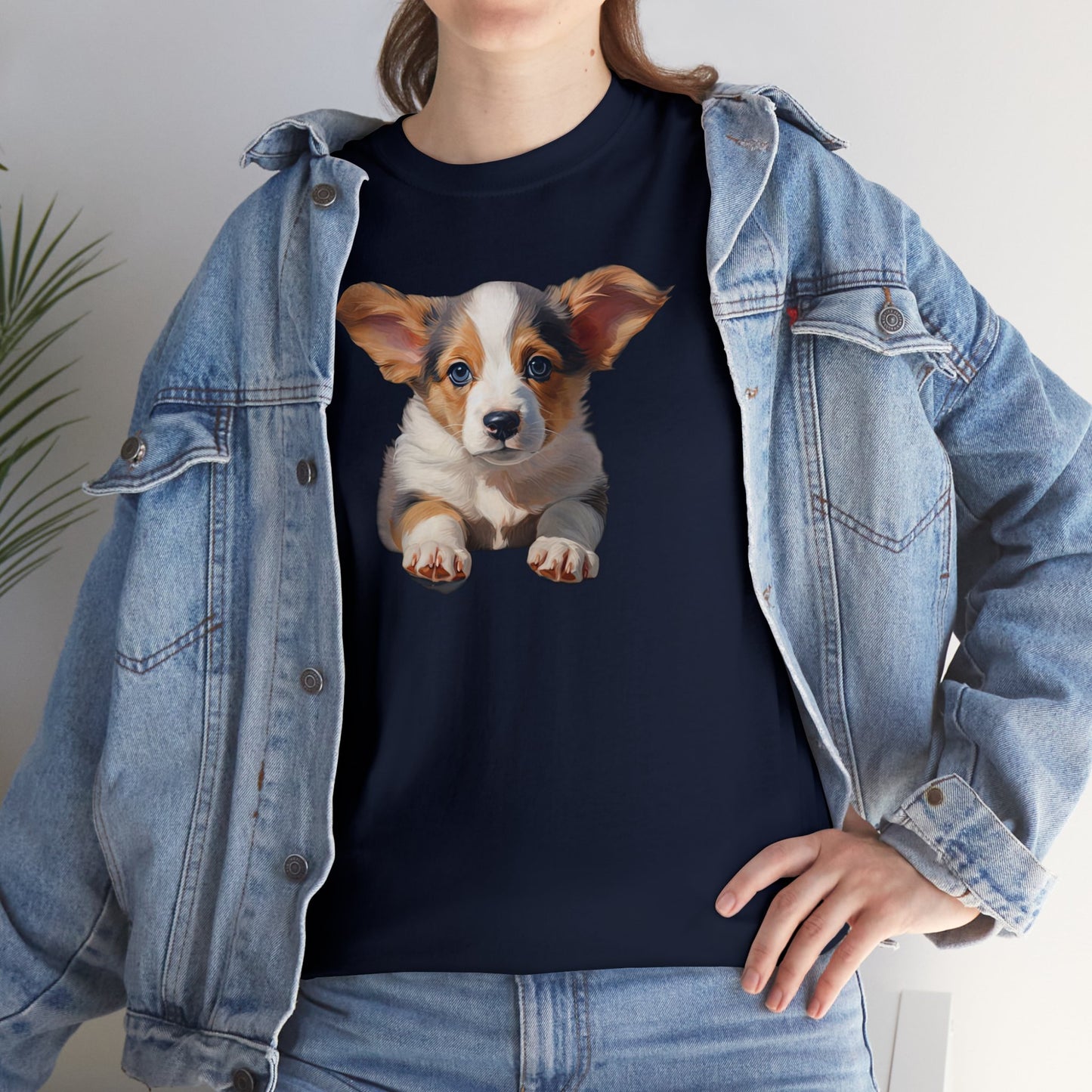 Puppy Portrait - Unisex Heavy Cotton Tee