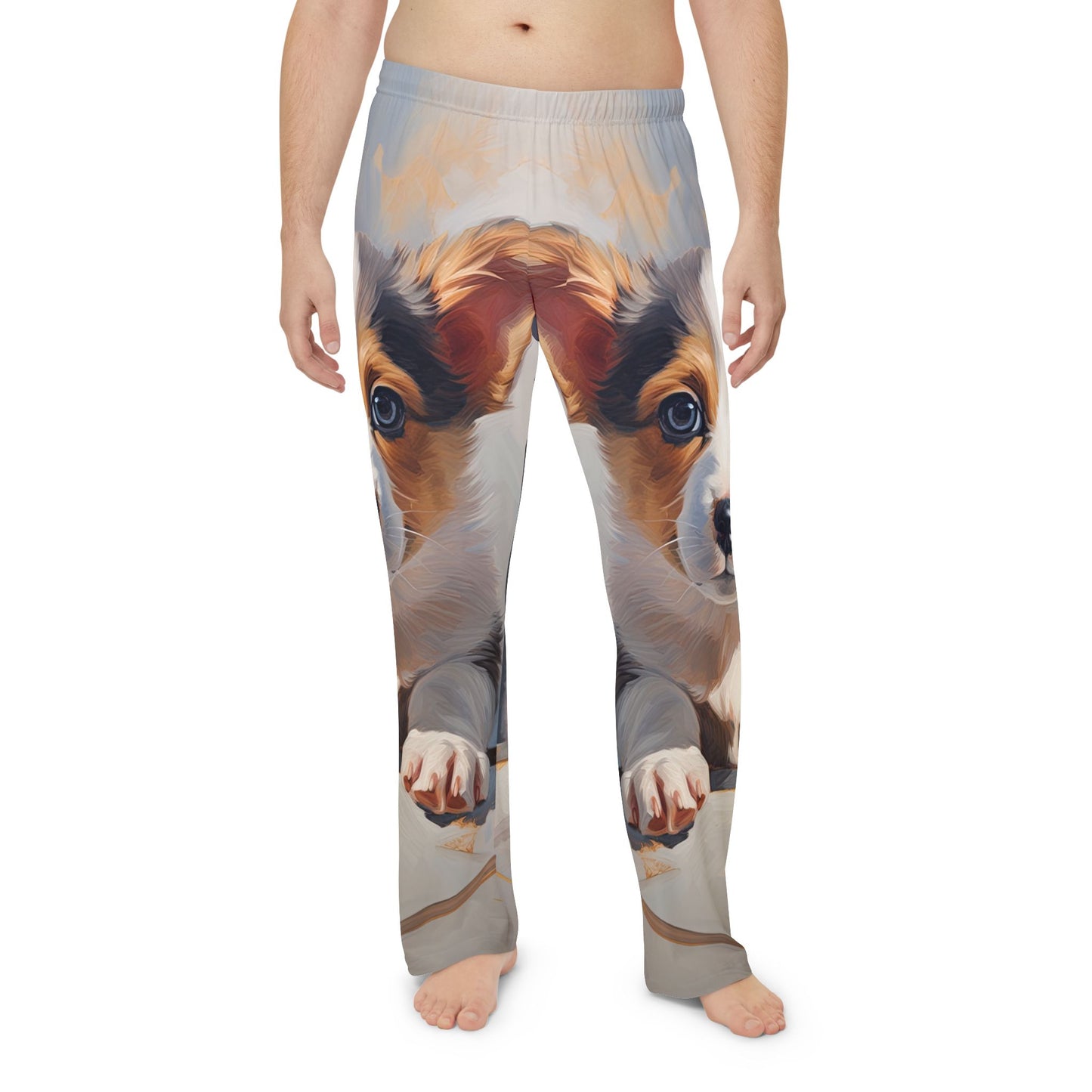Puppy Portrait Men's Pajama Pants