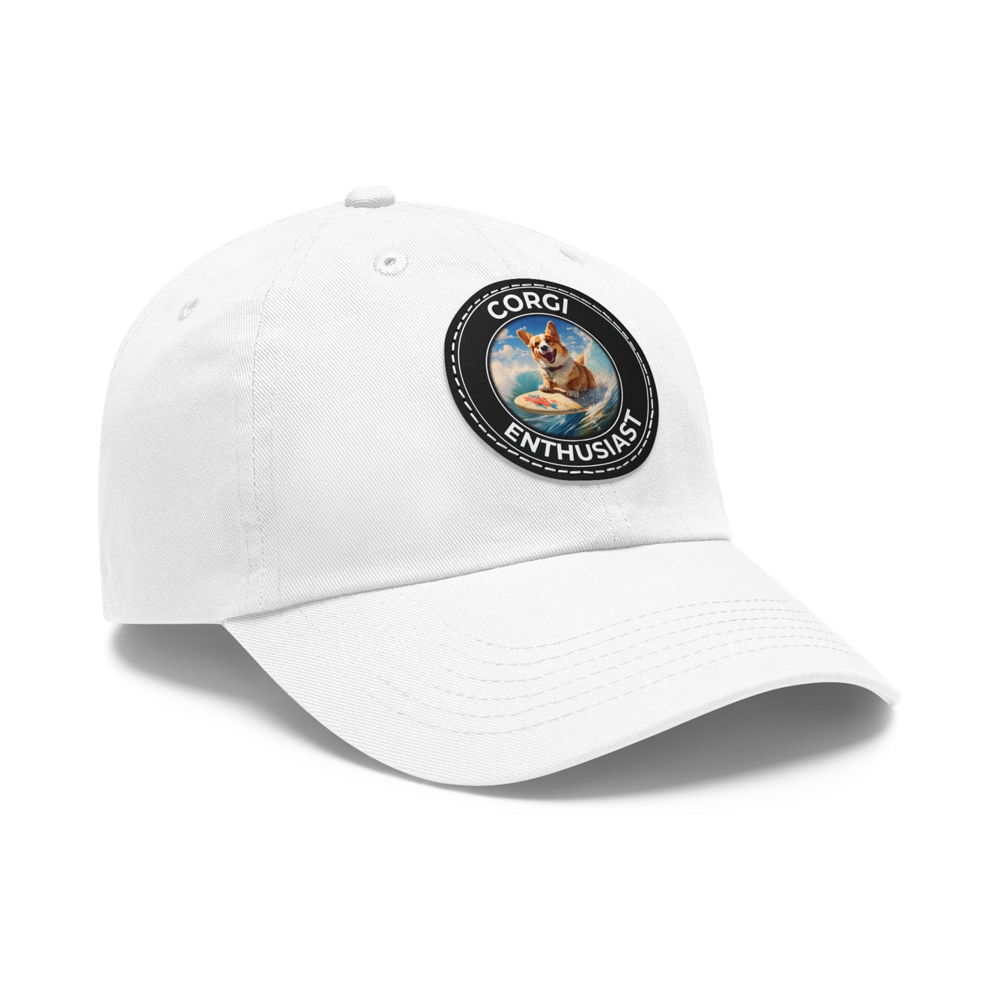 Corgi Enthusiast - Cap with Leather Patch