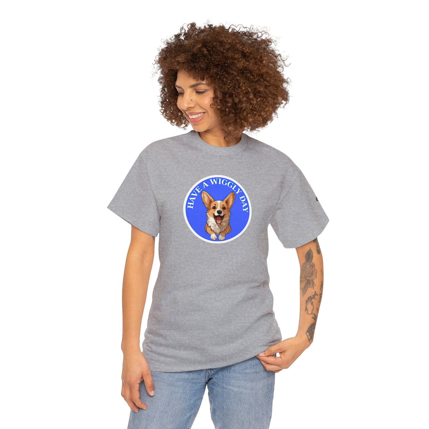 Have a Wiggly Day - Unisex Heavy Cotton Tee
