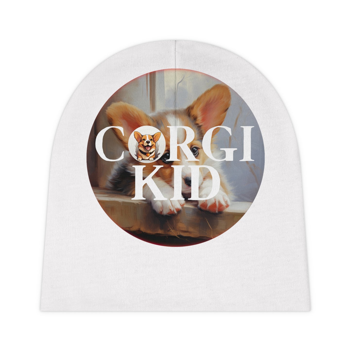 Corgi Kid Baby Beanie