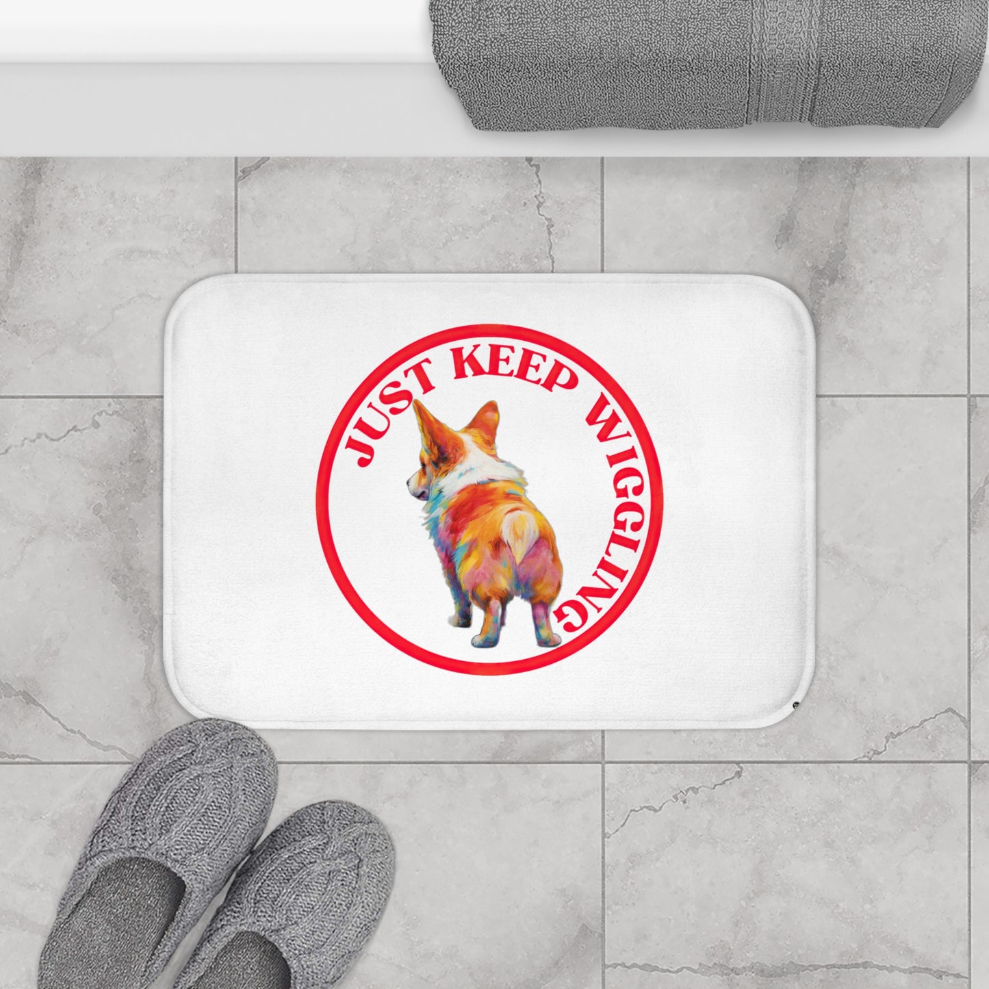 Just Keep Wiggling - Bath Mat