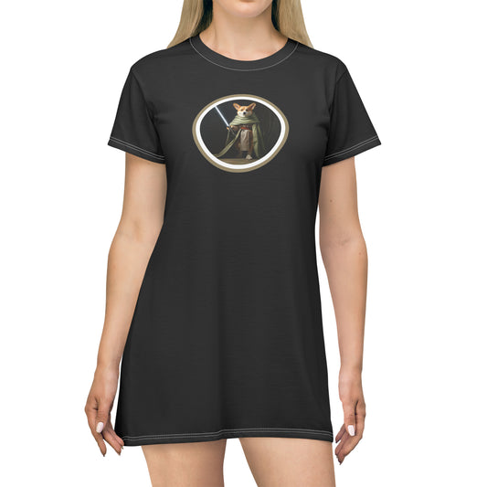 Jedi Corgi - T-Shirt Dress