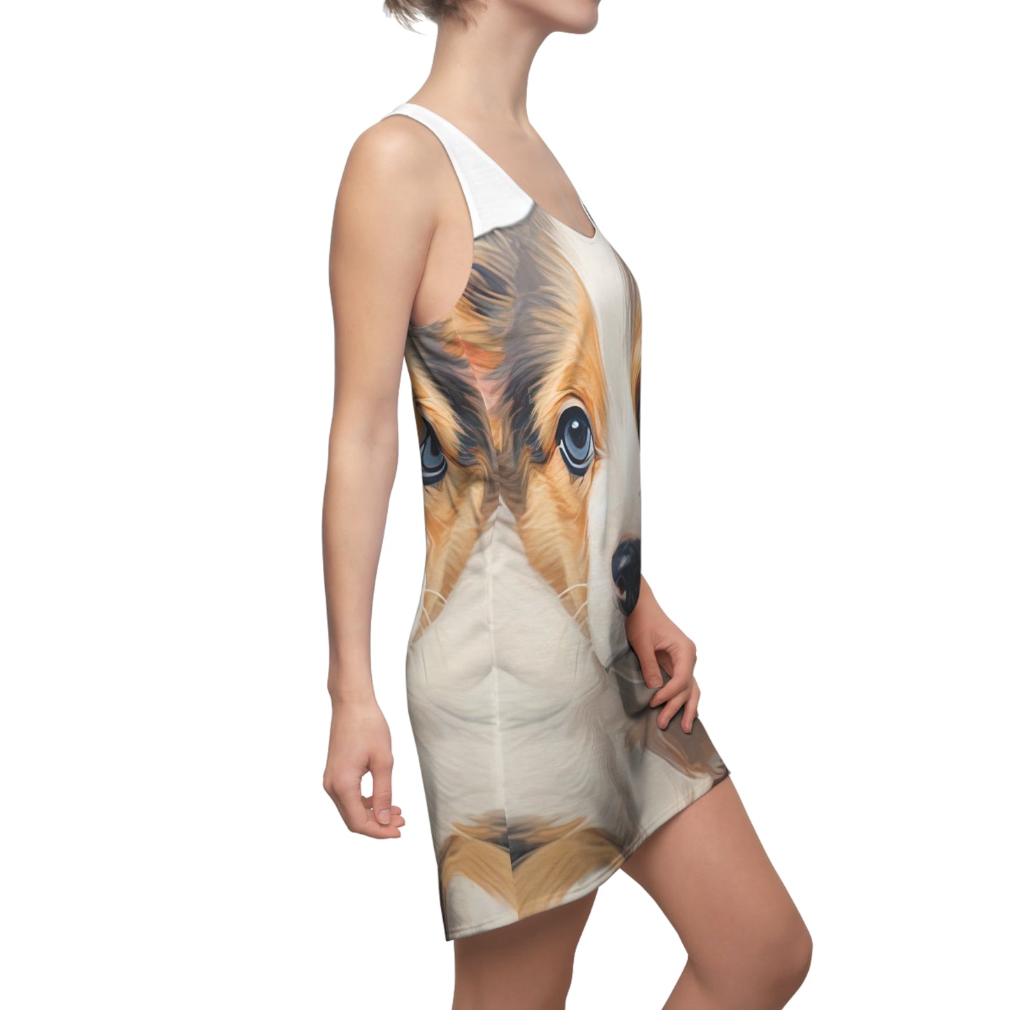 Puppy Dog Eyes - Racerback Dress