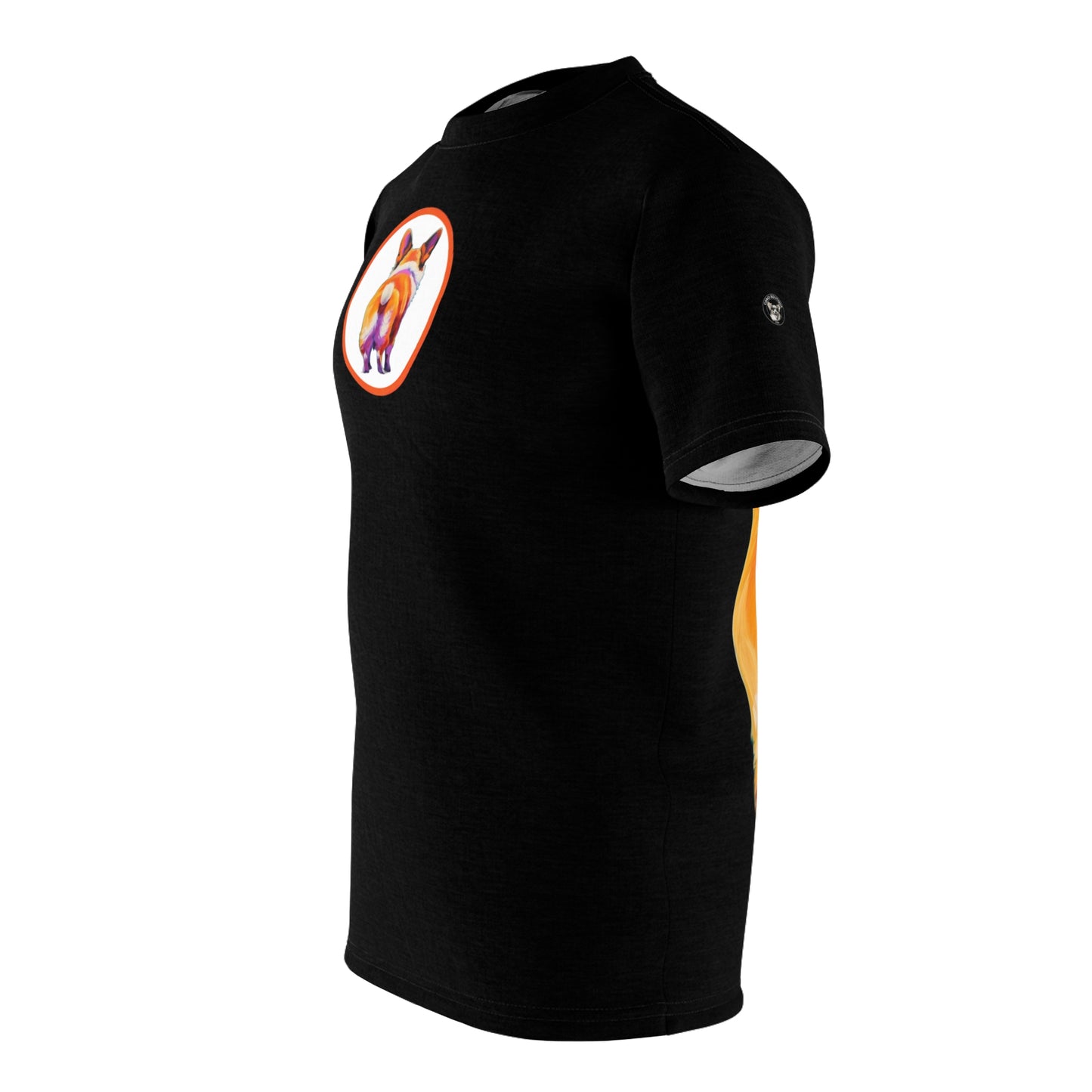 Corgi Butt T-Shirt in Black