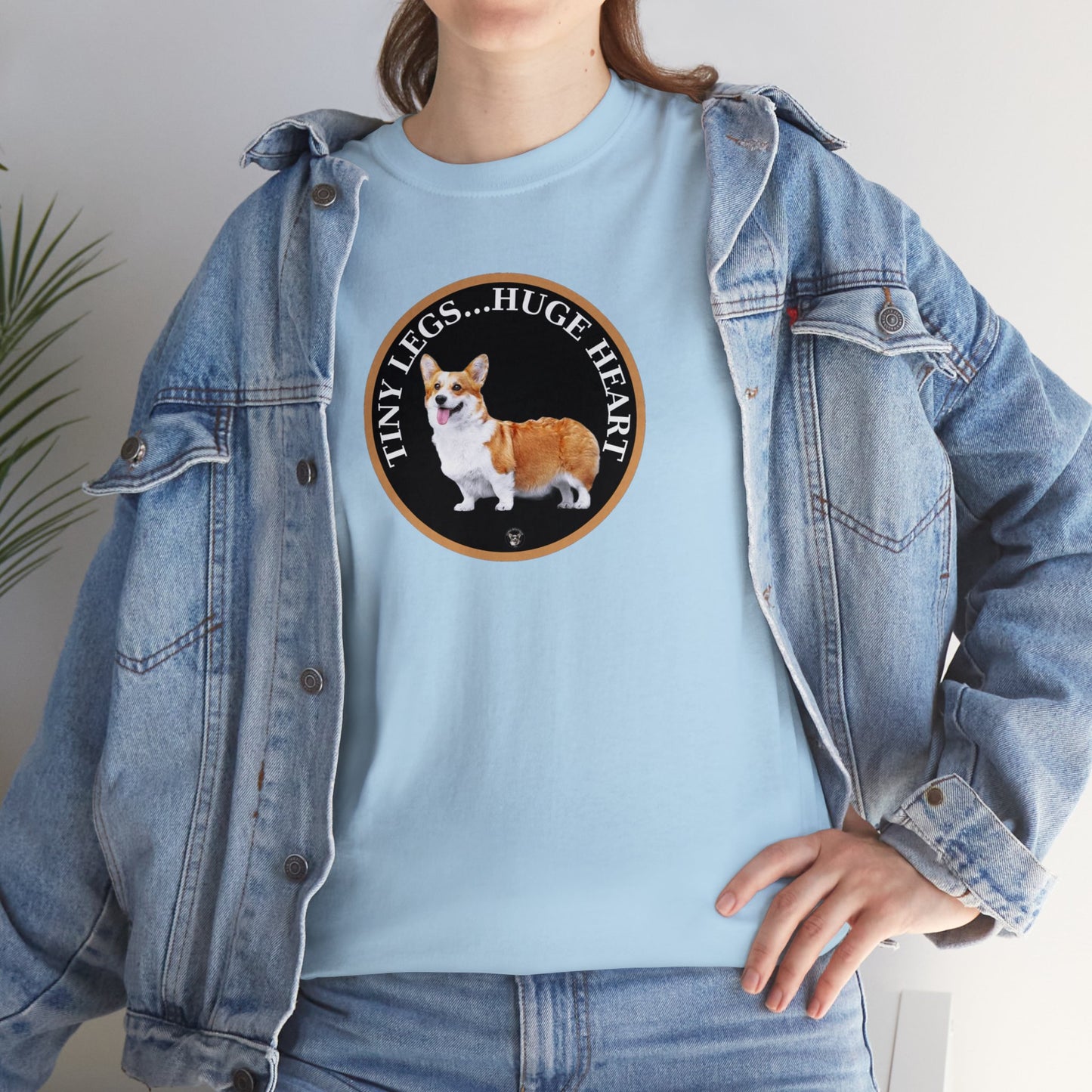 Tiny Legs...Huge Heart - Unisex Heavy Cotton Tee