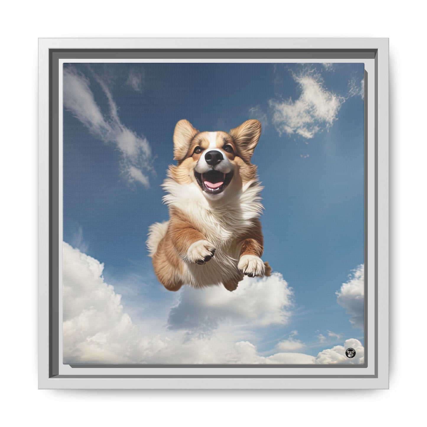 Super Corgi on Canvas
