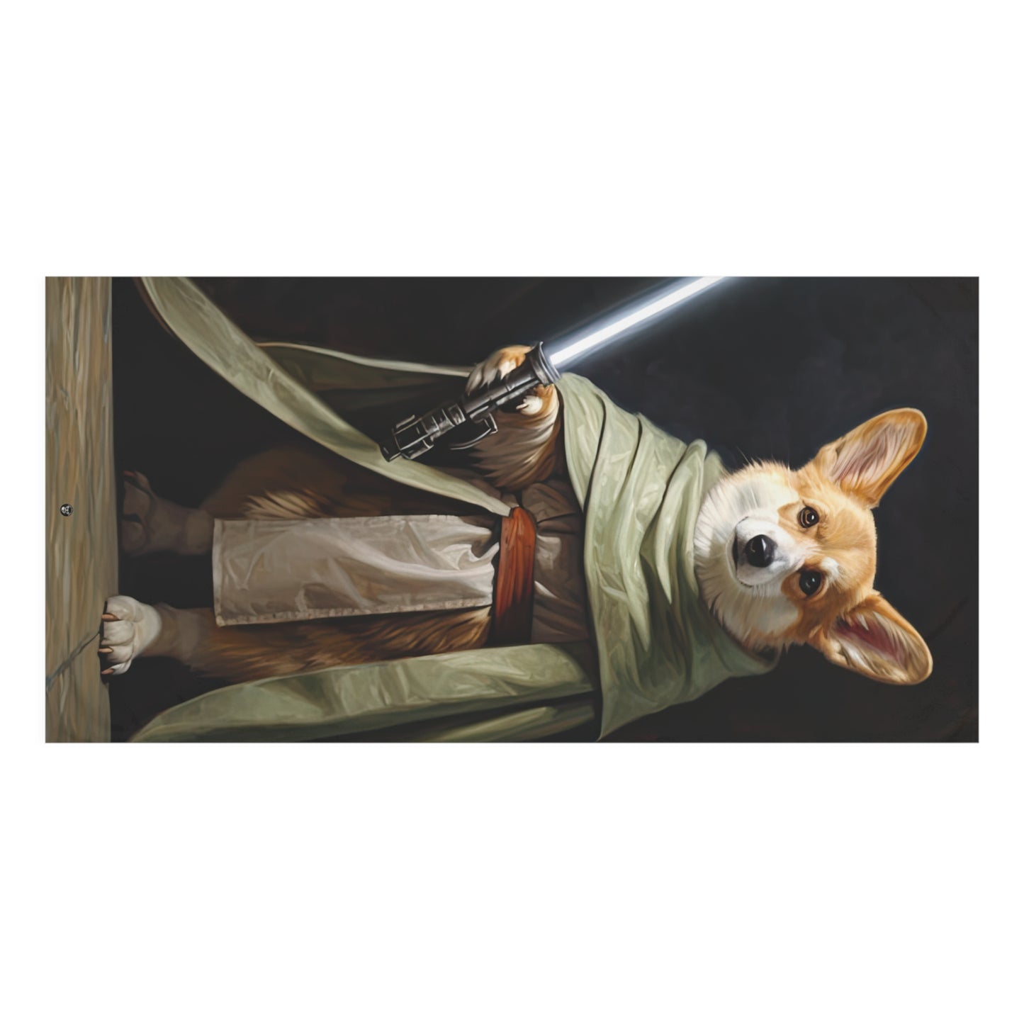 Jedi Corgi - Bath Towel