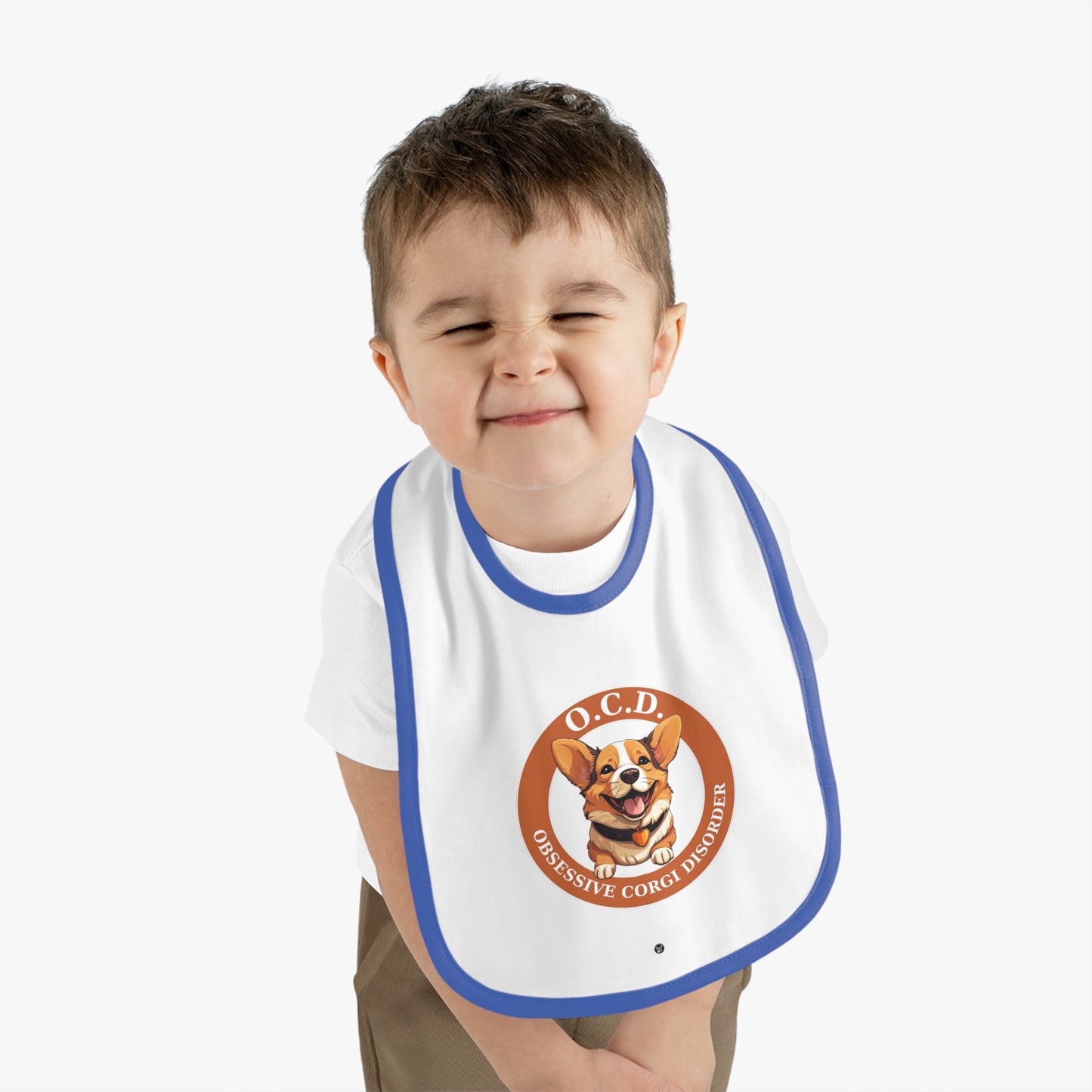 O.C.D. Obsessive Corgi Disorder - Baby Bib