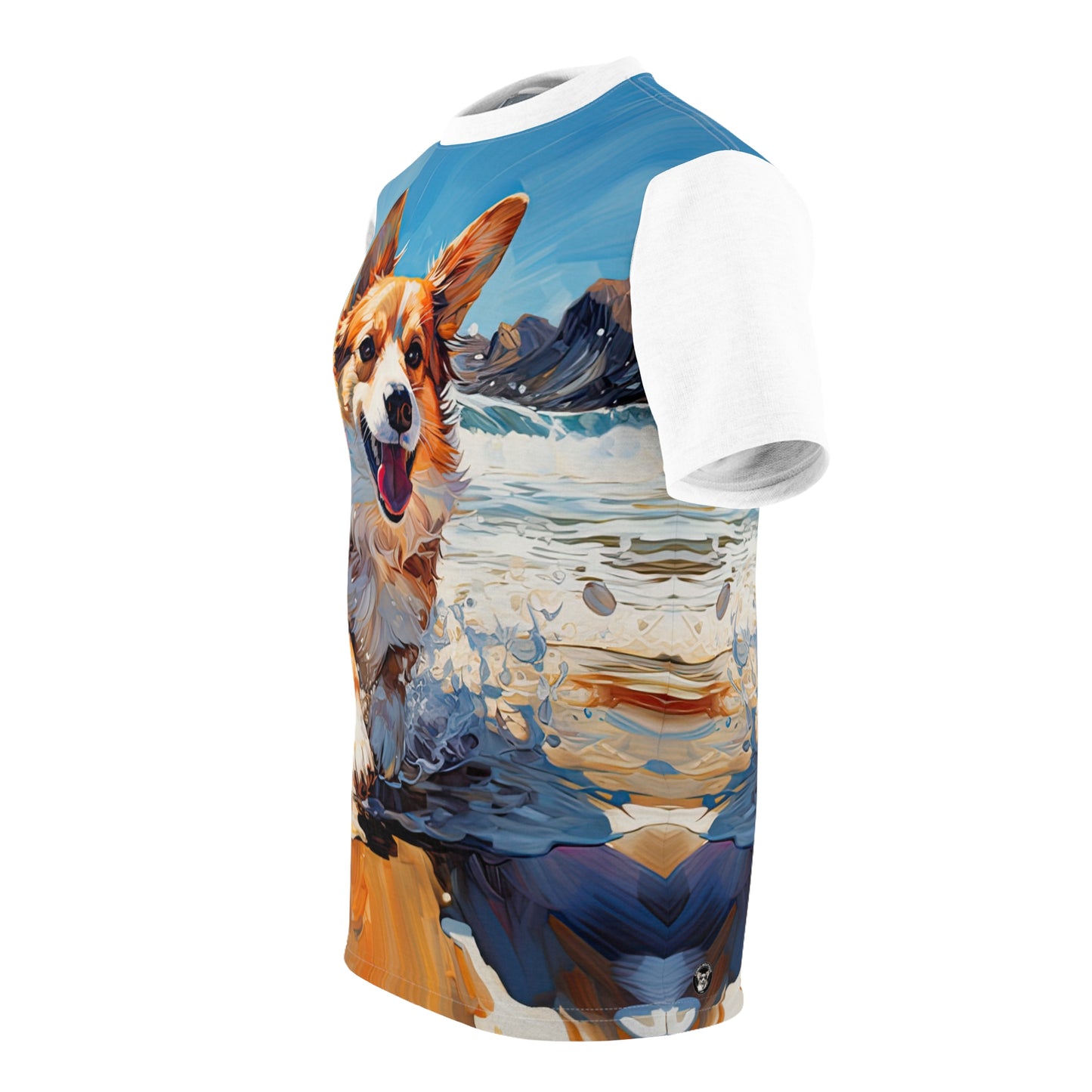 T-shirt gras Coastal Corgi