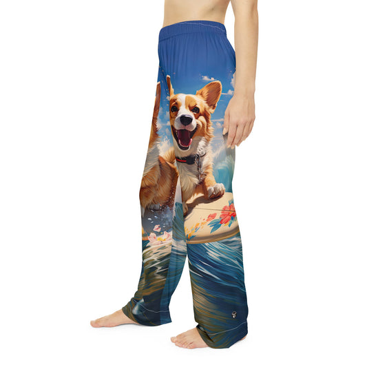 Cowabunga Corgi Women's Pajama Pants