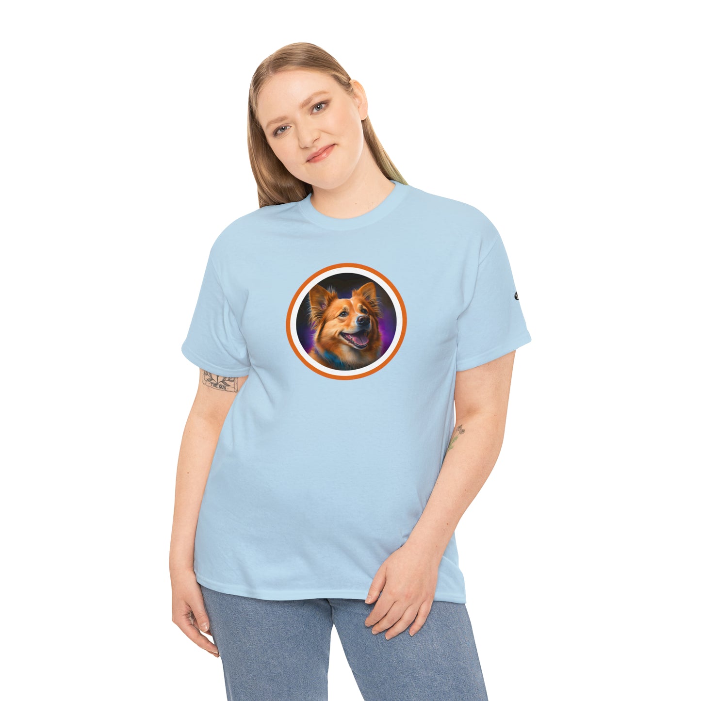 Golden Corgi - Unisex Heavy Cotton Tee