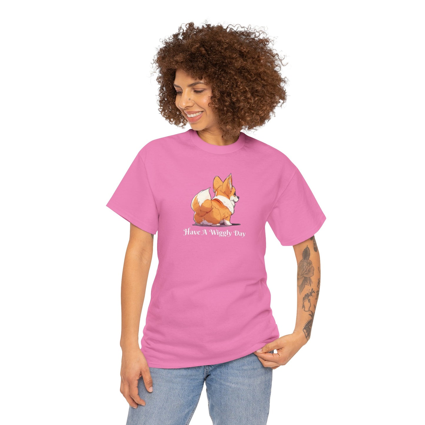 Have A Wiggly Day Corgi Tee — Cute Corgi Graphic T-Shirt