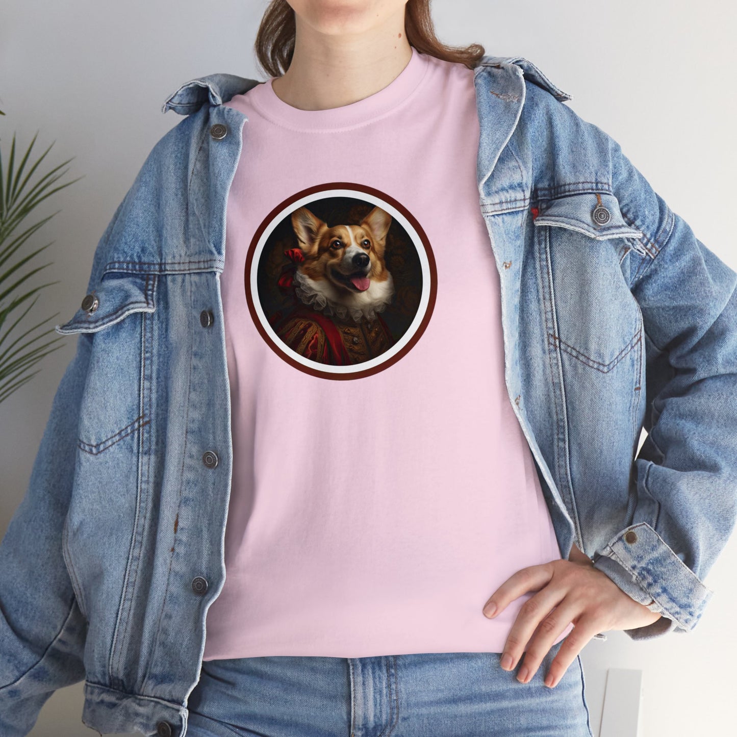 Renaissance Corgi - Unisex Heavy Cotton Tee