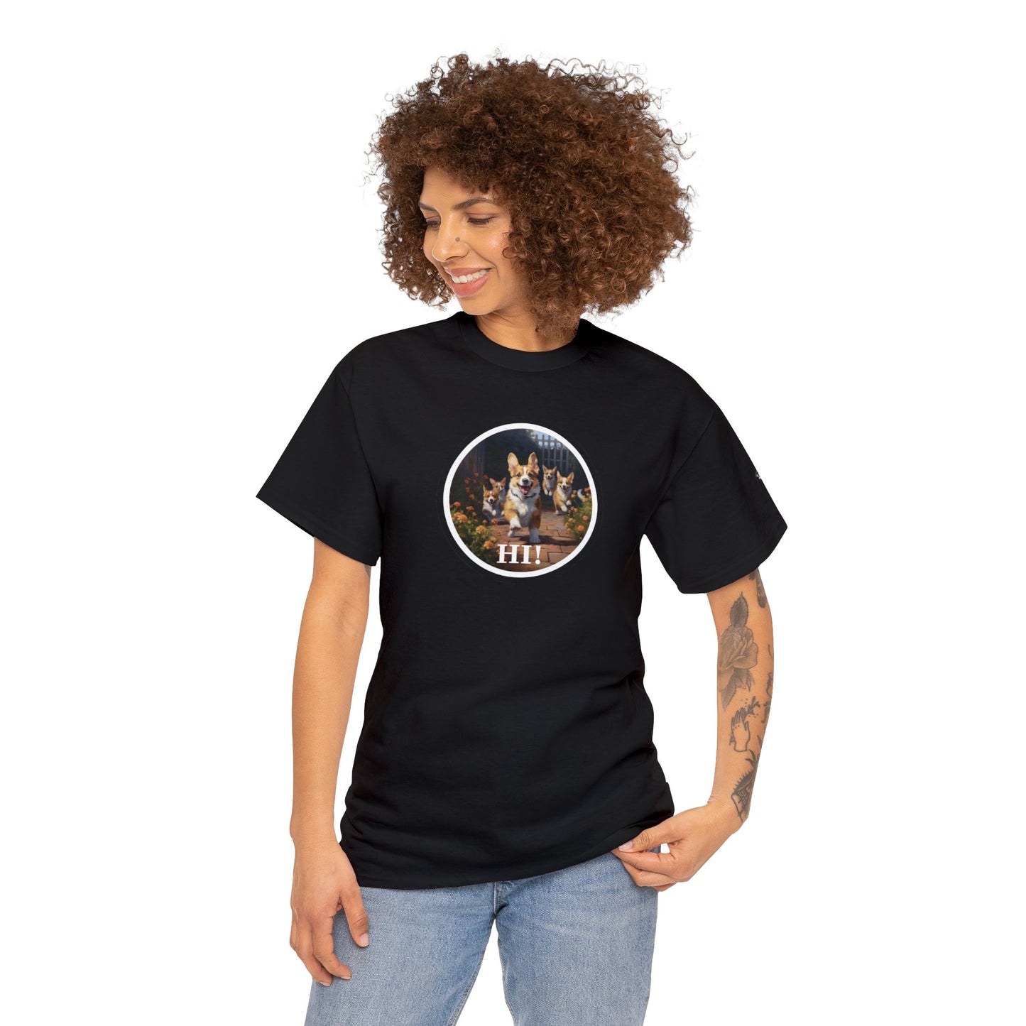 Hi! - Unisex Heavy Cotton Tee